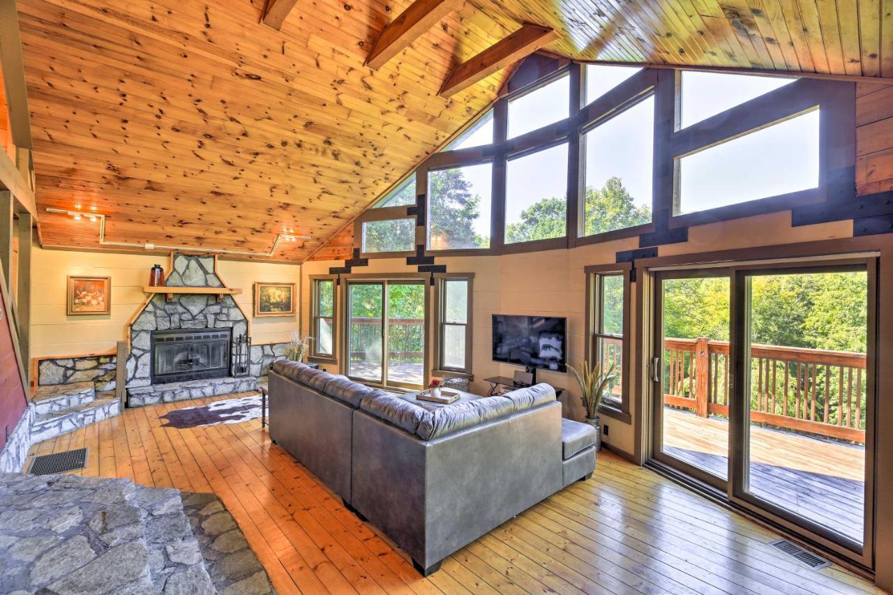 Dog-Friendly Cabin, 9 Mi To Sugar Mountain Resort Banner Elk Bagian luar foto