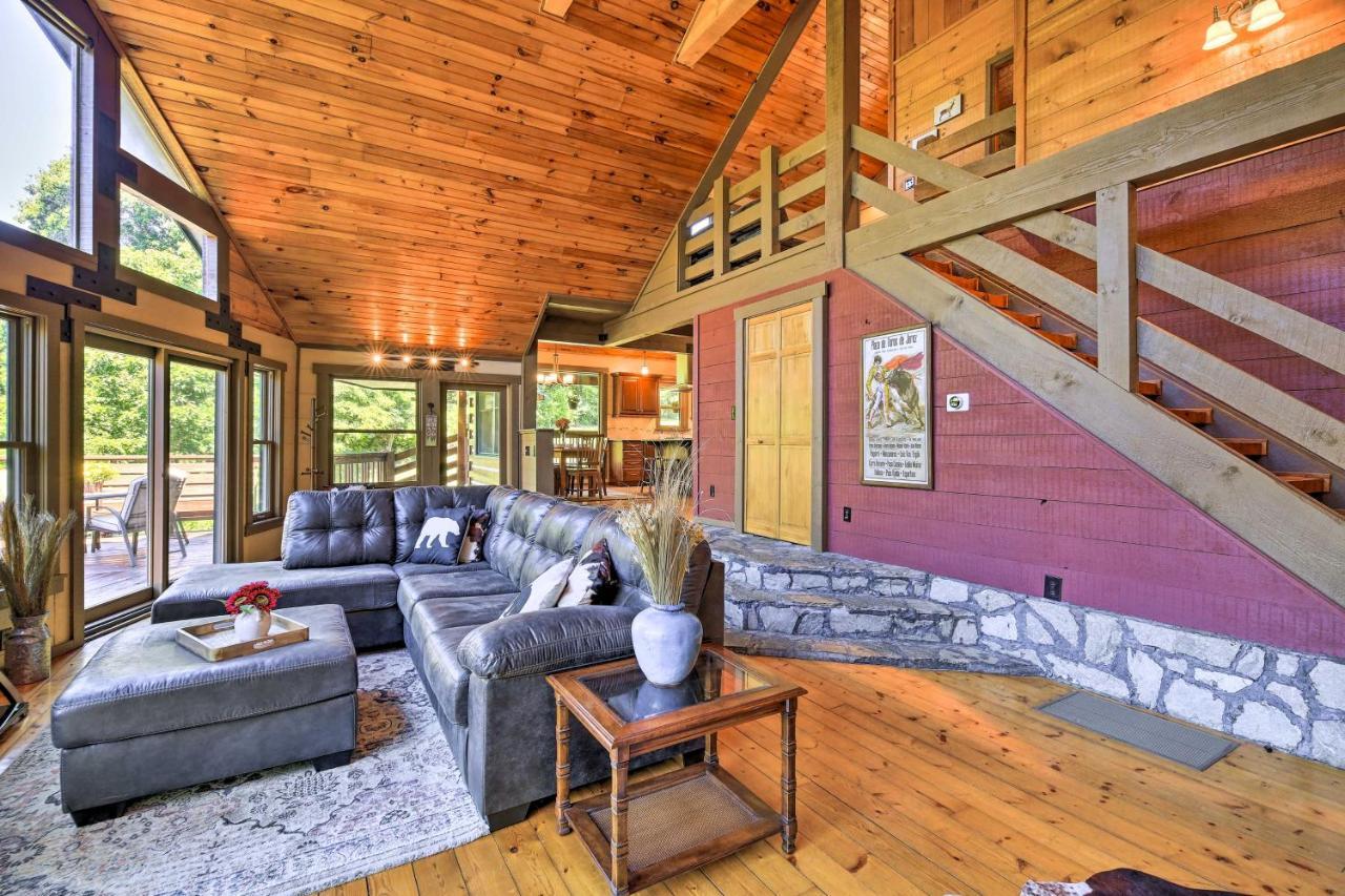 Dog-Friendly Cabin, 9 Mi To Sugar Mountain Resort Banner Elk Bagian luar foto