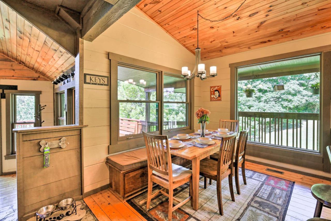 Dog-Friendly Cabin, 9 Mi To Sugar Mountain Resort Banner Elk Bagian luar foto